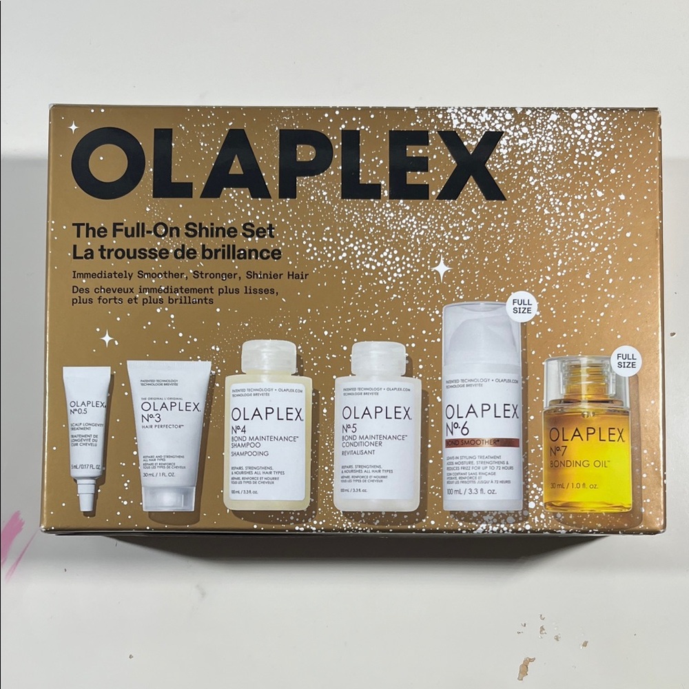 OLAPLEX Full-On Shine Set - Gold and White